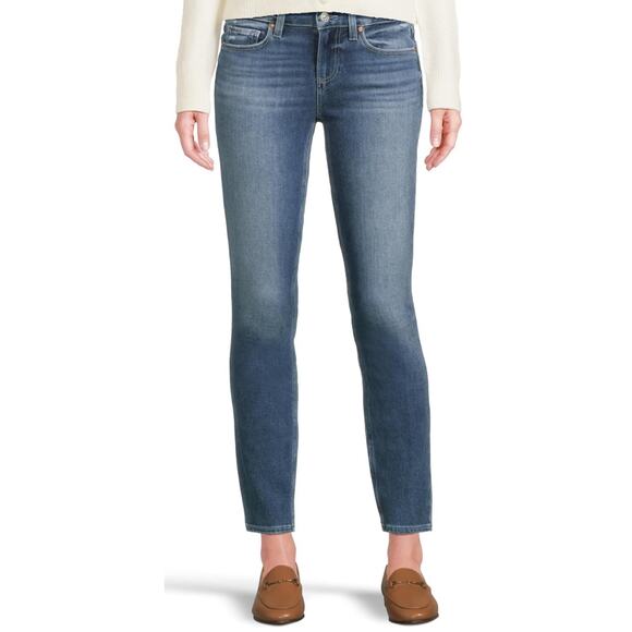 PAIGE Women's Verdugo Ankle Button Fly Mid-Rise Jeans, Women's Size 28 - Picture 2 of 7